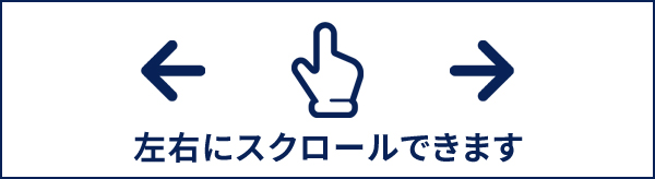 スクロールできます